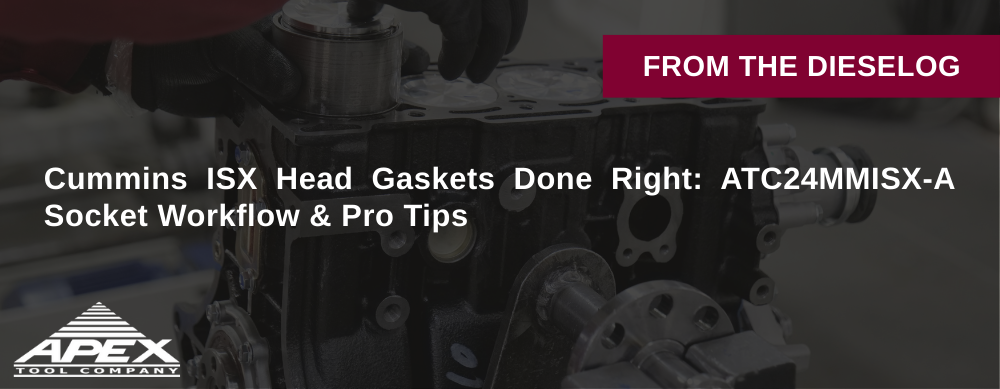 Cummins ISX Head Gaskets Done Right: ATC24MMISX-A Socket Workflow & Pro Tips